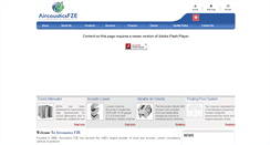Desktop Screenshot of aircoustics.com